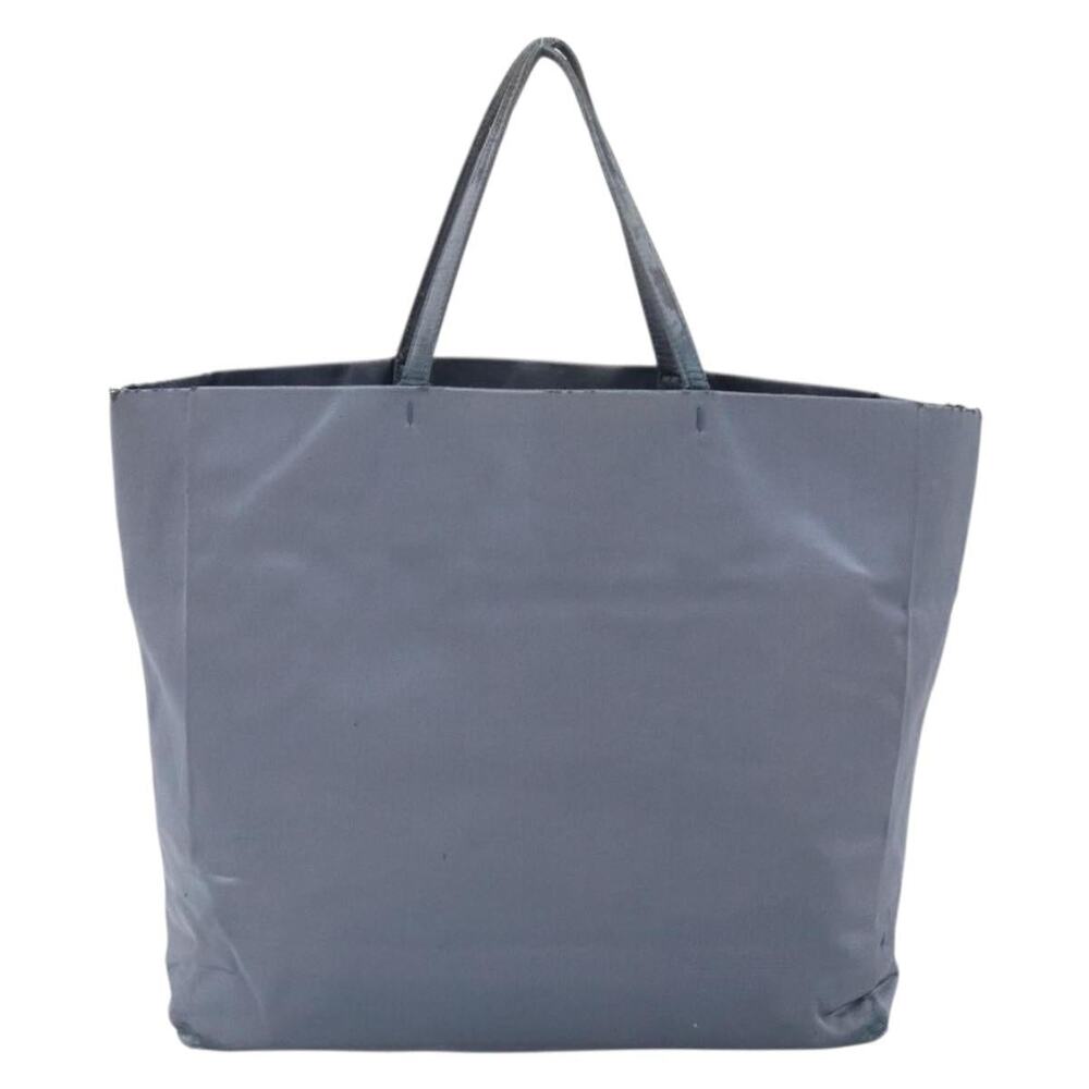 Prada Satin Tote Bag Blue
